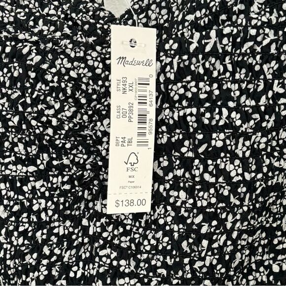 NWT MADEWELL Lucie Wide-Leg Jumpsuit in Micro Daisy - Picture 9 of 13